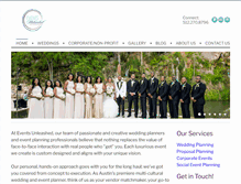 Tablet Screenshot of eventsunleashed.com